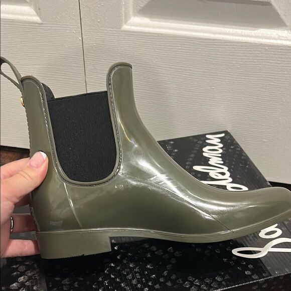 Sam Edelman Moss Green “Tinsley” Rain Boots, Size 7 - Picture 5 of 10